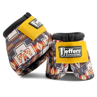 Jeffers Expression No-Turn Bell Boots for Horses, Pair, Nylon