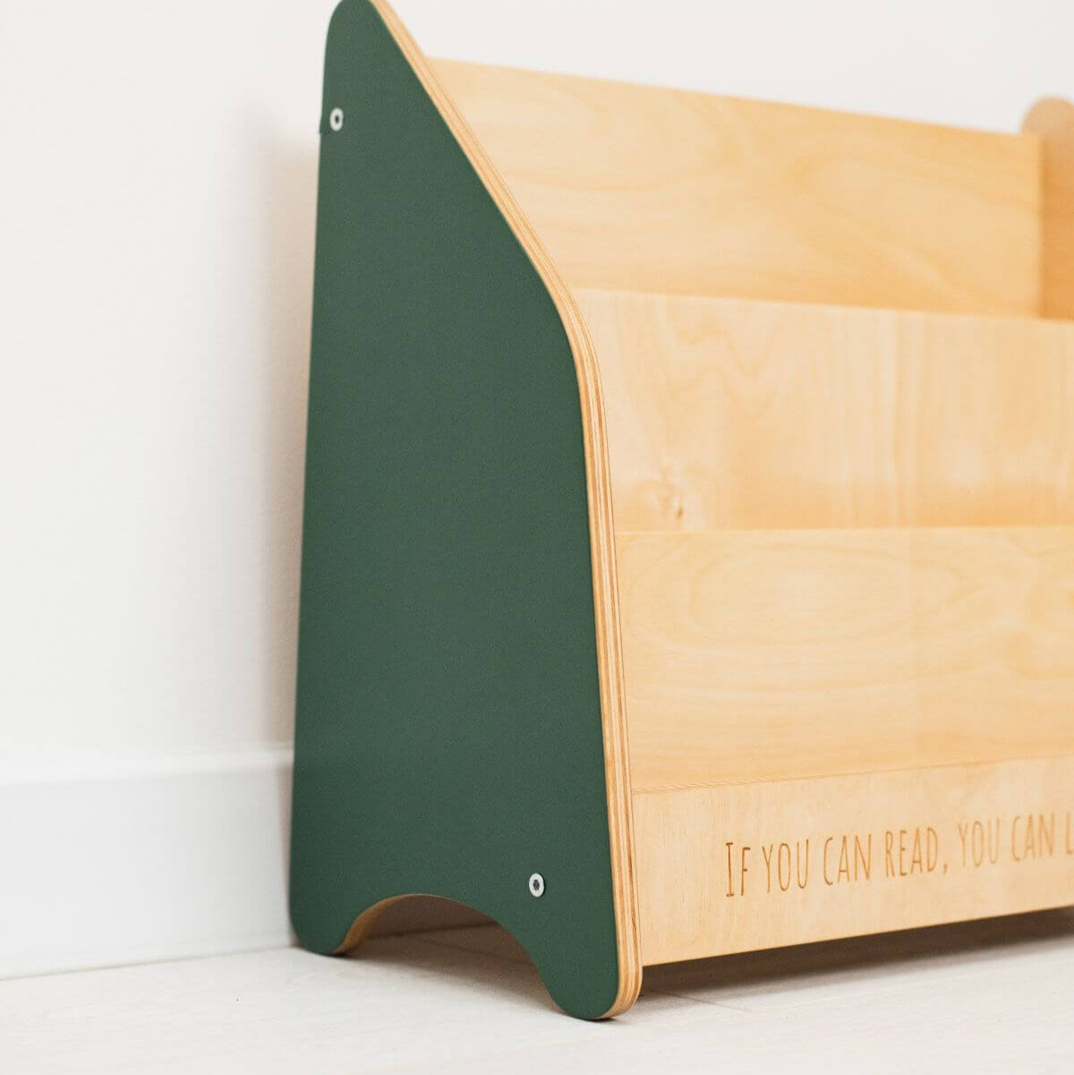 Front facing bookshelf