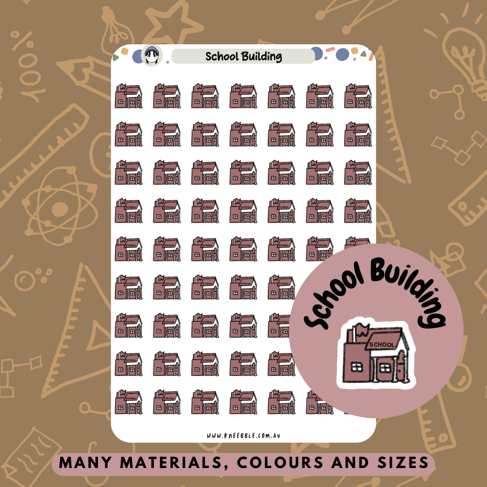 School Building Planner Stickers