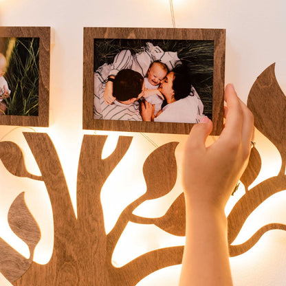 Wooden Led Family Tree - Nova