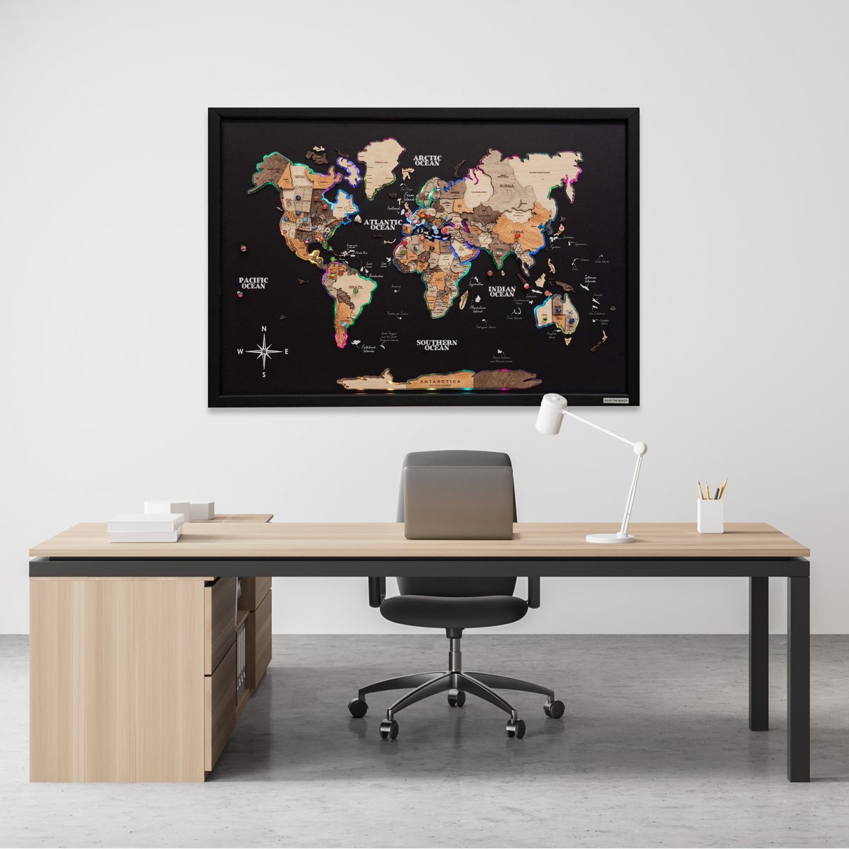 Map on Board LED 2.0 Gold