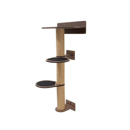 Medium Cat Tree – Dark Walnut