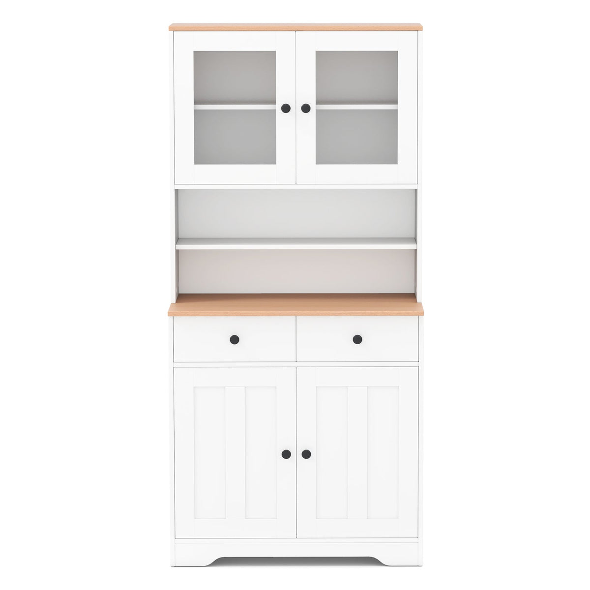 Pantry Cabinet with 2 Removable Shelves