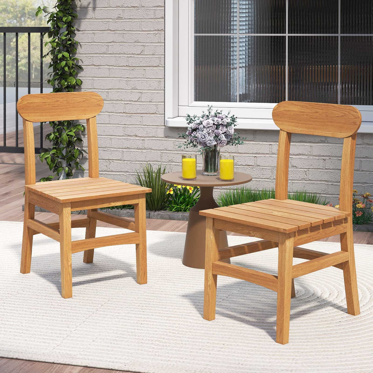 Patio Teak Wood Chair