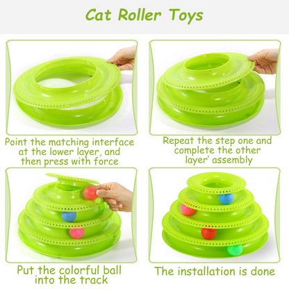 GBruno Cat Track Tower Toys