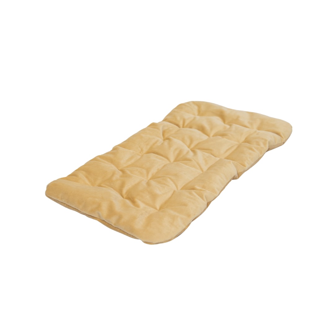 Sleeping Cat Pillow - Yellow