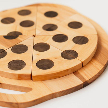 Wooden pizza toy