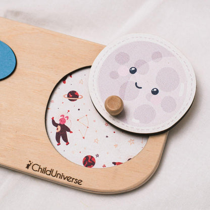 Wooden Planet Puzzle