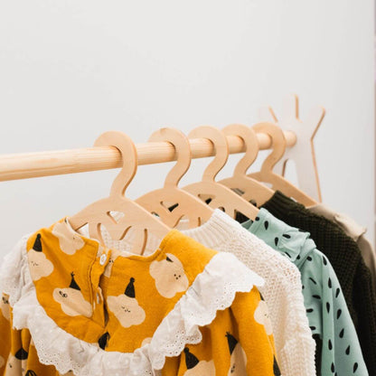 Pack of 10 Kid's Wooden Hangers