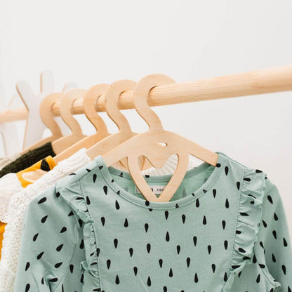 Pack of 10 Kid's Wooden Hangers