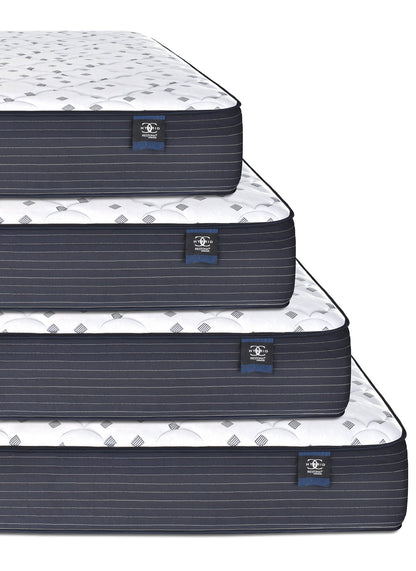 Hybrid Plush Mattress with Cooling Foam and Lumbar Support
