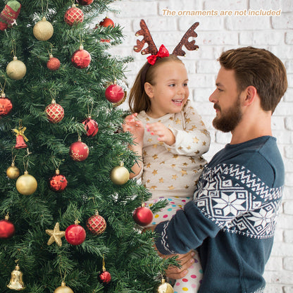 6 Feet Christmas Tree Pre-Lit 3-Minute Quick Shape