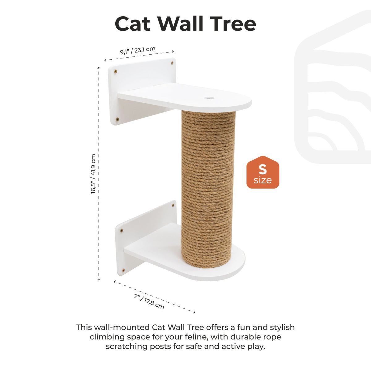 Small Cat Tree – White