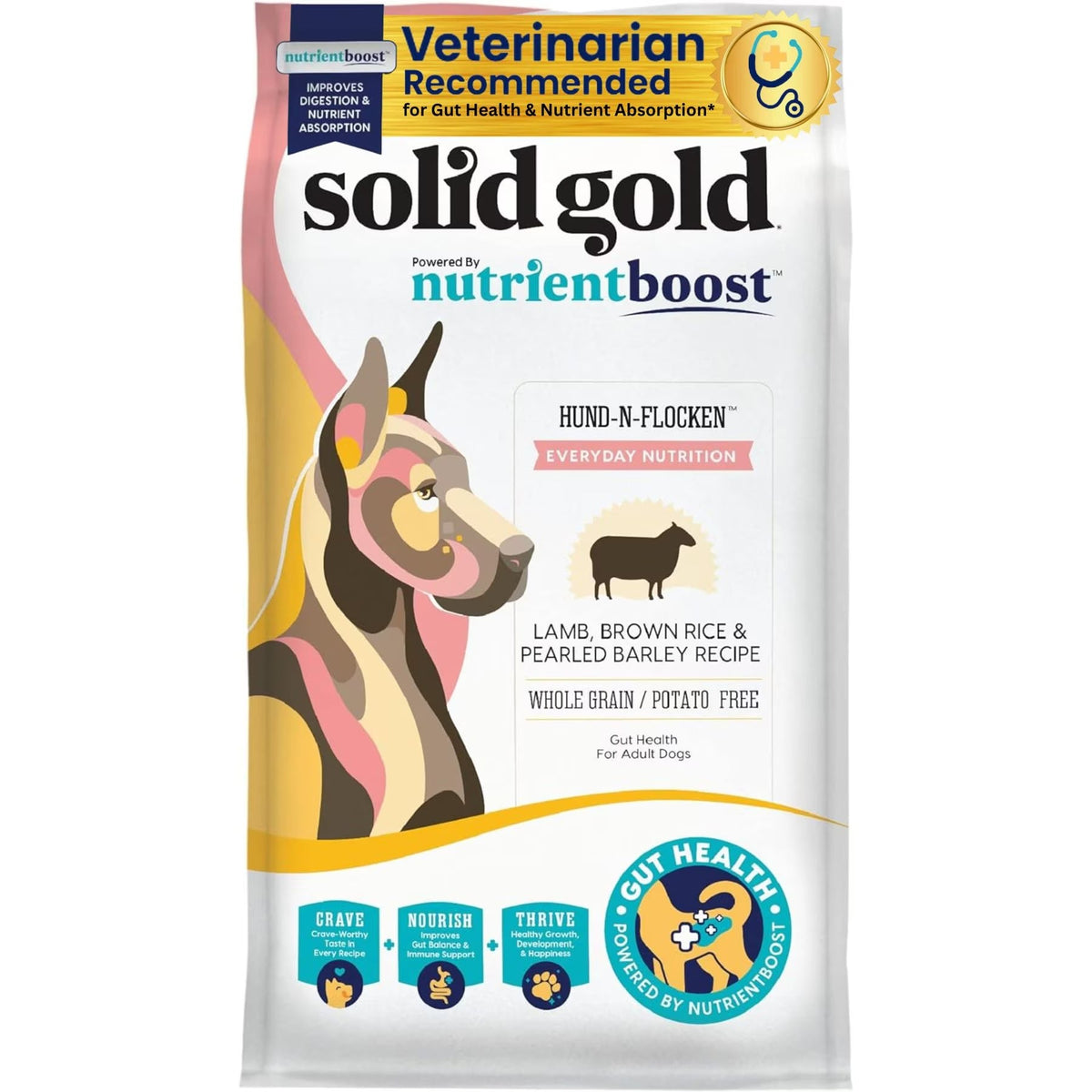 Solid Gold NutrientBoost Hund N Flocken Dog Food