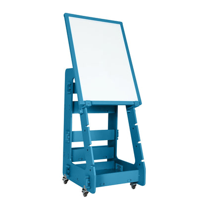 Multifunctional Kids' Standing Art Easel with Dry-Erase Board
