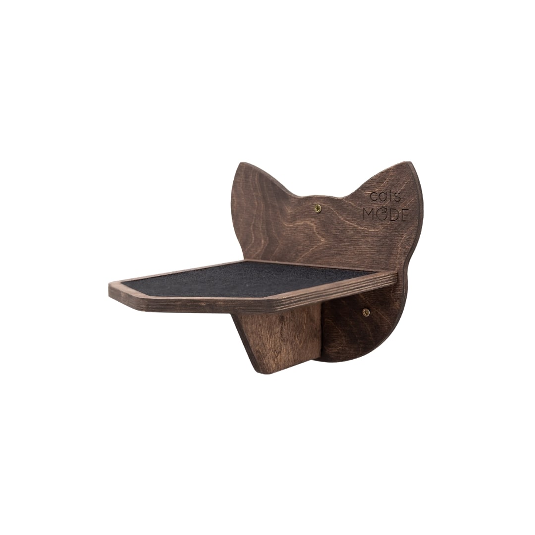 Wooden Cat Step – Dark Walnut