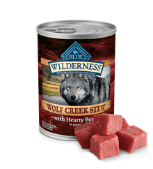 Blue Buffalo Wilderness Wolf Creek Stew Adult Dog Hearty Beef Stew Wet Dog Can (12.5oz)