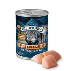 Blue Buffalo Wilderness Wolf Creek Stew Adult Dog Chunky Chicken Stew (12.5oz)