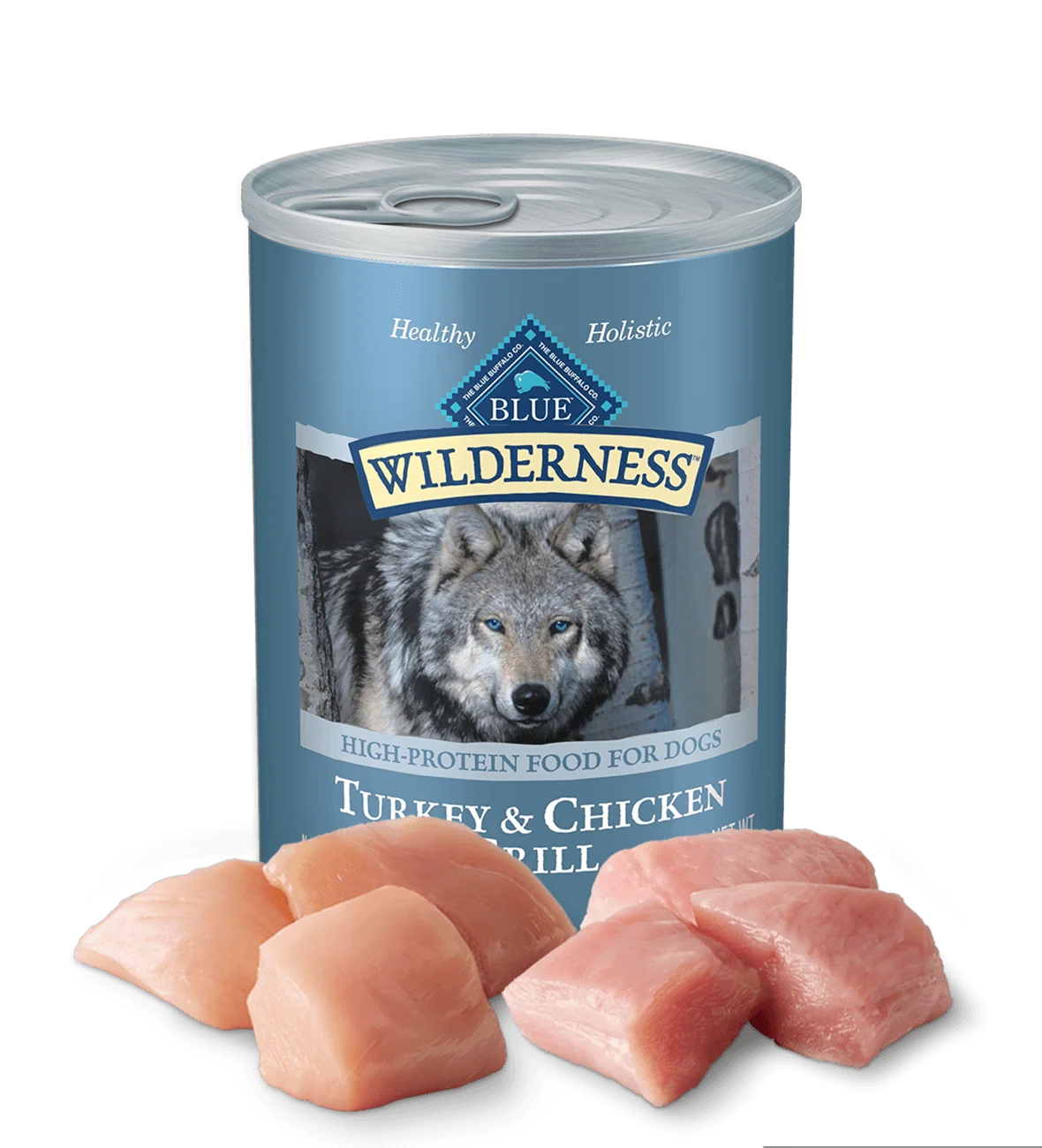 Blue Buffalo Wilderness Turkey & Chicken Grill Wet Dog Cans (12.5oz)